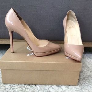 Christian Louboutin Pigalle Plato Nude size 38